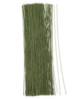 300 Pieces Green 18 Gauge Floral Wire Stems for DIY Crafts, Artificial Flower Arrangements (16 In)