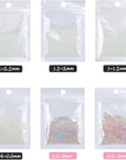 UV Resin Droplet Bubble Beads Fillers 0.4 Mm to 3 Mm for DIY Shaker Resin Molds Pendant Jewelry Making (Transparent and Bright Colors), 100 G