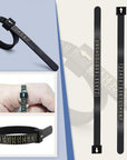 Ring Sizer Mandrel Ring Making Tool Ring Shaper Tool Fix Bent Rings Metal Size Measuring Repair Kit with Jewelry Mallet