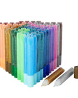 72 Pack Glitter Glue Pens, Rainbow Glue Stick Set for Arts and Crafts Projects, Slime Supplies, Scrapbooking, Cards, 0.35 Oz (12 Colors)