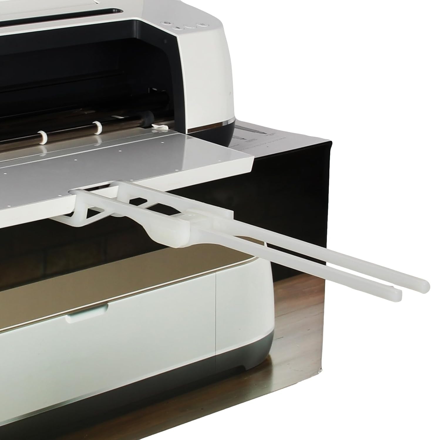 Long Extension Tray for Cricut Maker 3 and Maker 24'' Cutting Mat Support, Mat Holder for 12X24 and 12X12 Mat, Maker 3 Accessories Extender Tools