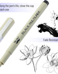 - Black Fineliners, 0.25Mm, 4 Pack, Bible Pens No Bleed, Fine Tip, Ultra Fine, Black Art Pens