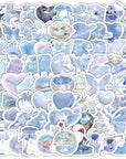 100Pcs Cute Snack Stickers Food Stickers Drink Stickers, Cute Small Stickers Set Kawaii for Teens/Boys/Girls/Adults