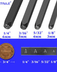 42PCS Metal Stamping Kit, Number and Letter Stamp Set (A-Z, 0-9 And&,Love Symbol), Industrial Grade Hardened Carbon Steel, Perfect for Imprinting Metal, Wood,Leather (1/8", 3MM)