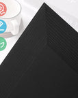 100Sheets Black Cardstock Paper 8.5” X 11”, Heavyweight Cardstock Construction Card Stock for Card Making Art Crafts Scrapbooking, 85 Lb/230Gsm