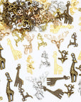 A-Z Metal Letter Charms for Jewelry Making, 200Pcs/104Pcs, Capital Alphabet Initial Charms