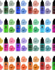Candle Dye - 24 Colors Liquid Candle Making Dye for DIY Candle Making Supplies Kit, Food Grade Ingredients Oil-Based Candle Coloring for Soy Wax Dyes, Beeswax, Gel Wax, Paraffin Wax - Each 0.35Oz/10Ml