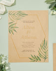 48-Pack Kraft Paper Sheets for Wedding, Brown Cardstock for Party Invitations, Announcements, Drawing, DIY Projects, Arts and Crafts, Letter Size, 120Gsm (8.5 X 11 Inches)