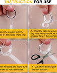 Ring Sizer Adjuster for Loose Rings, 16 Pack 8 Sizes Silicone Invisible Ring Size Reducer Guards for Men Women Wide Band Rings