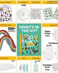 Beginner'S Quilling Kit for Kids and Adults, DIY Craft Kit for Kids and Adults, Paper Quilling Kit for Beginners with Tools, Instructions & Storage Box, Makes 10+ Fun Projects