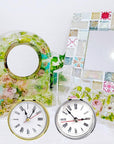 6Pcs Clock Parts for Clock Resin Mold,Clock Pieces for Clock Epoxy Casting Resin Mold