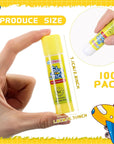 White Glue Stick Washable Glue Stick for Crafts Home School Classroom Students Teachers Employees Scrapbooking Crafting Supplies(100 Pcs)
