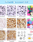 20,000PCS Clay Beads for Bracelet Making Kit, 120 Colors 6 Boxes Polymer Heishi Beads, Friendship Bracelet Kit for DIY Crafts, Earrings Necklace Jewelry Making Kit for Adults