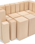 Basswood Carving Blocks BW24 Pcs Whittling Wood Basswood for Carving - Large Wood Carving Blocks 6"Х2" Wooden Blocks for Crafts Bass Wood Blank Blocks for Wood Carving - Soft Craft Wood