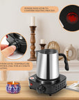 Candle Making Kit with Hot Plate, Soy Wax, Including Melting Pot - DIY Starter Kit for Adults