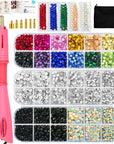 Hotfix Rhinestones Applicator, Hot Fix Applicator Tool Kit for Clothes, Cloth, Dance Costume, Wedding, Tshirt, Sandals, DIY, Denim, Purse, Jacket, Tote, Leotard, Quilt, Pillow and More