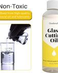 4Oz Glass Cutting Oil Is Used for Cutting Stained Glass, Glass Bottles, Tiles and Mirrors