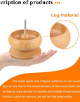 Upgrade Wooden Bead Spinner with 2 Pcs Big Needles,8000 Pcs Seed Beads and 1 Surprise Gift Pack for Jewelry Making Tools,Quickly Stringing Beads Tool, Manual Operated