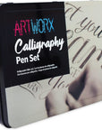 Calligraphy Pens Set - Introductory Caligraphy Writing & Hand Lettering Kit - Includes Instructions, Guide Book and Practice Book - Calligraphy Set for Beginners