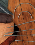 Heavy Duty Hand Sewing Needles Set - 12 Needles for Upholstery, Leather, Carpet Canvas Repair