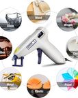 Mini Hot Glue Gun Kit, 20Pcs Hot Glue Sticks Included, Lightweight Hot Melt Glue Gun for Decoration, Craft, School Art, DIY, Home Repairs