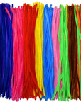 Black Pipe Cleaners Chenille Stems 100 Pieces for DIY Art Craft Decorations Creative (0.24 X 12 Inch)