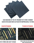 Silver Jewelry Test Kit Detect Plated Fake 999 Sterling Rings Coins Necklaces Bars Tester Scratch Stone