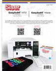 Easysubli HTV - Printable Sublimation Heat Transfer Vinyl - 10 Sheets of Easysubli (8.4"X11") and 10 Sheets of Easysubli Mask (8"X10")