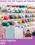Sewing Mat Set, Sewing Machine Muffling Mat, Reduce Sewing Machine & Pedal Vibrations, Movement and Slipping, Sewing Machine and Sergers Accessory (2-Piece Set) (Purple)