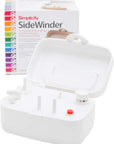 388175A Sidewinder Portable Automatic Bobbin Winder Machine, 120 Voltage, White