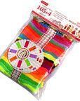 Embroidery Floss Rainbow Color 109 Skeins per Pack Cross Stitch Threads Friendship Bracelets Floss Crafts Floss with 3 Weaved Plate(105 Pcs Embroidery Floss +4 Metallic Embroidery Thread