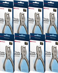 1 Hole Punch, 5 Sheet Capacity, Comes in 12 Pack, Silver (90075)