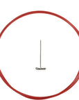 Chiagoog Twist Red Mini Interchangeable Cables, 37'', Needle, Mini, Multicolored, Plastic, Circular, Knitting-Needles