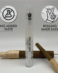 Rolling Glue – 4Ml Glue Pen with Brush Applicator – Natural Plant Cellulose – Spit-Free Rolling Alternative – Glue Stick