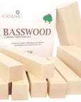 Brand Basswood Carving Wood Blocks from Wisconsin USA. Whittling Wood Carving Wood Blocks for Carving. Contains Two Large Basswood Carving Blocks and Eight Small.