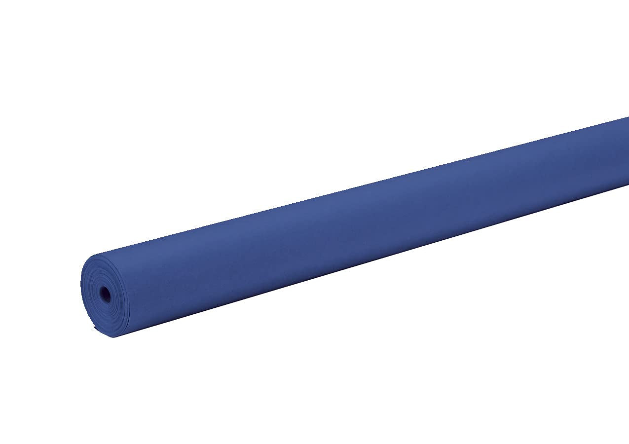 Rainbow Kraft 1369527 Duo Finish Kraft Paper Roll, 48" X 200' Size, Dark Blue
