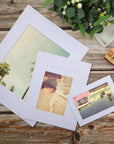 White Picture Mat Kit, Includes anti Acid Pre Cut Display Photo Frame Mat and Core Bevel Cutting Mat Board for Photo Picture Artwork, 5 X 7, 8 X 10, 11 X 14 Inch (12 Sets)
