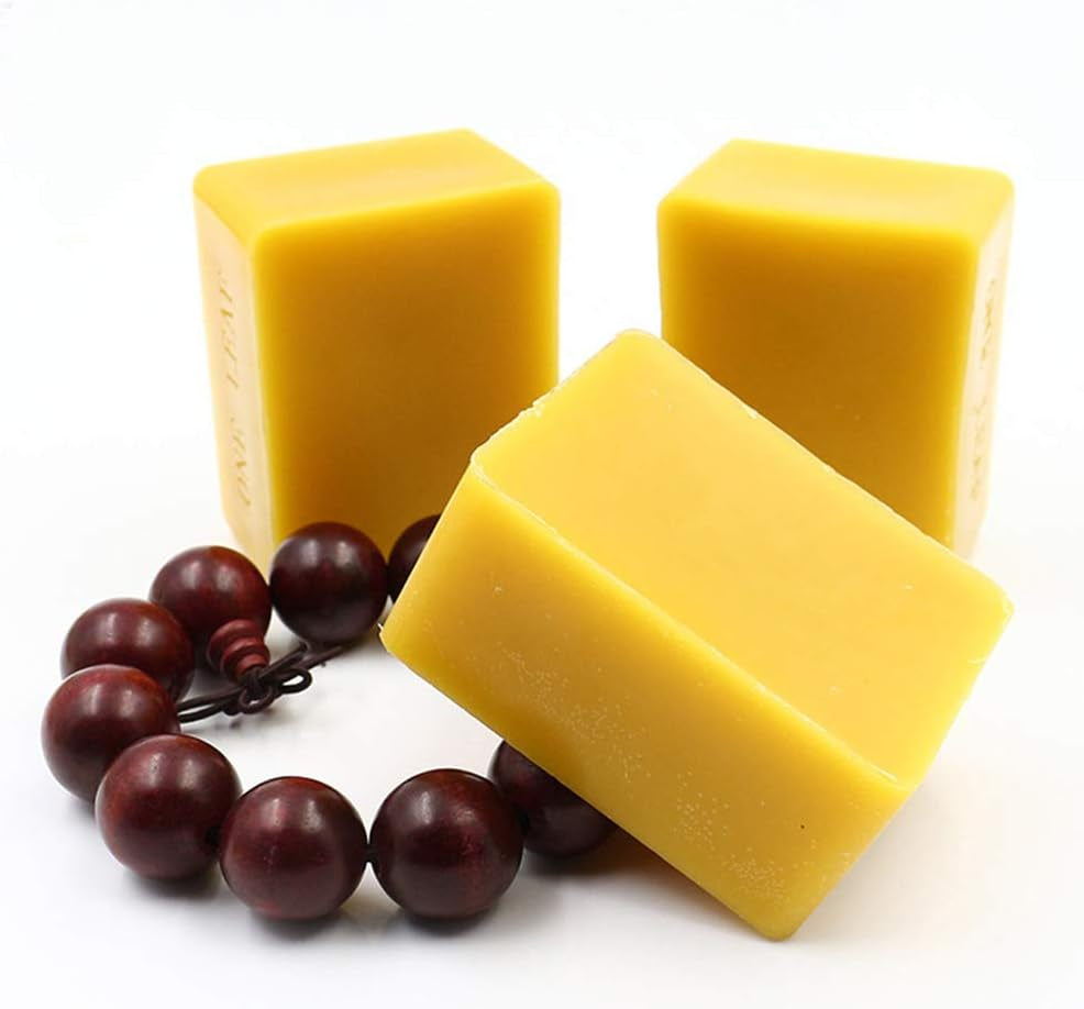 Pure Yellow Beeswax Blocks - 100% Natural Beeswax Bars, Triple Filtered - Premium Quality, Cosmetic Grade - 14 OZ