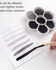 Bokuju Liquid Ink - 6Oz Sumi Ink for Calligraphy and Artwork - Black Drawing Ink for Use with Japanese Ink Brushes and Dip Pens