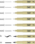 - Drawing Pens for Artists, 8 Pack Black Multiliner/Fineliner Micro Anime/Sketch Pens, Line Art/Inking Pens, Fine Point Bible Journaling Pens
