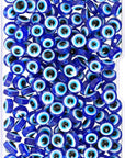 150 Pieces Evil Eye Beads Evil Eye Handmade Resin Beads Charms round Evil Eye Spacer Beads Turkish Handmade Beads for DIY Jewelry Bracelet Earring Necklace Craft Making