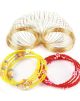 500 Loops Jewelry Wire Memory Beading Wire Steel Memory Wire Cuff Bangle Bracelet for Jewelry Making Supplies Art Creation Bracelet Necklace DIY Crafts Making Jewelry Making Dolls