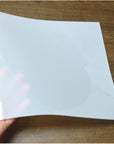 12 Sheets 7.5 Mil Mylar Sheet 12 X 12 Inch Milky Translucent PET Blank Stencil Making Sheet for Cricut, Silhouette, Cut Tool Template Material (7.5 Mil)