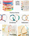 11000 Pcs Clay Beads for Bracelet Making Kit, 48 Colors Flat round Polymer Clay Beads, Friendship Bracelet Kit Heishi Beads for DIY Jewelry Making, Crafts Gift for Girls Teen Ages 6-12