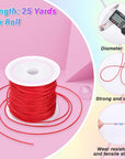 20 Rolls Wax String for Bracelet Making, Waxed Thread Bracelet Cord, Waxed Polyester Cord Bracelet Rope for DIY Bracelets, Necklace and Macrame