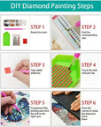 5D Diamond Art Kits for Adults, Full Drill Nature Diamond Art Accessories and Tools, Diamond Dots DIY Crafts for Living Room Home Wall Decor (3)