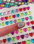 365Pcs round Jewels Stickers Gem Stickers Rhinestone for Crafts Sticker Gems Self Adhesive Bling Jewels, Multicolored