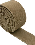 Strapcrafts 1.5-Inch Wide Colored Double-Side Twill Woven Elastic,2 Yards,Khaki 32140