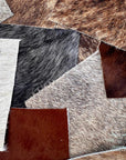 Cowhides Nice Variety 15 Pieces Hair on Cow Hide Scrap Leather Hide Remnant (15), Multi Color, 6X6