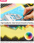 Dual Tip Markers for Kids, Washable Set, Art with Stand Portable Box, Gift for Kids (24 Colours)